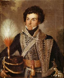 Un officier, 18e Régiment de Dragons, 1840